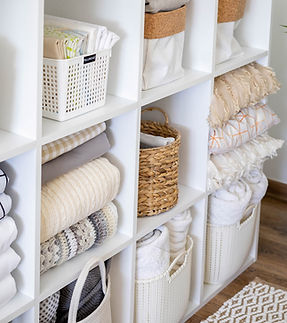 Organized Storage Shelves
