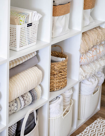 Organized Storage Shelves