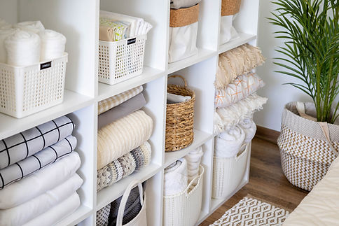 Organized Storage Shelves