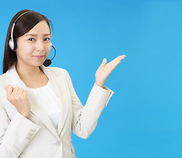 笑顔のオペレーター