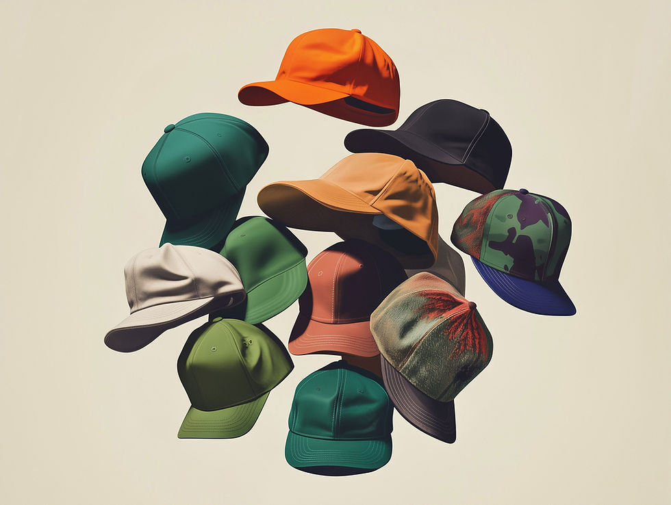 Colorful Caps Array