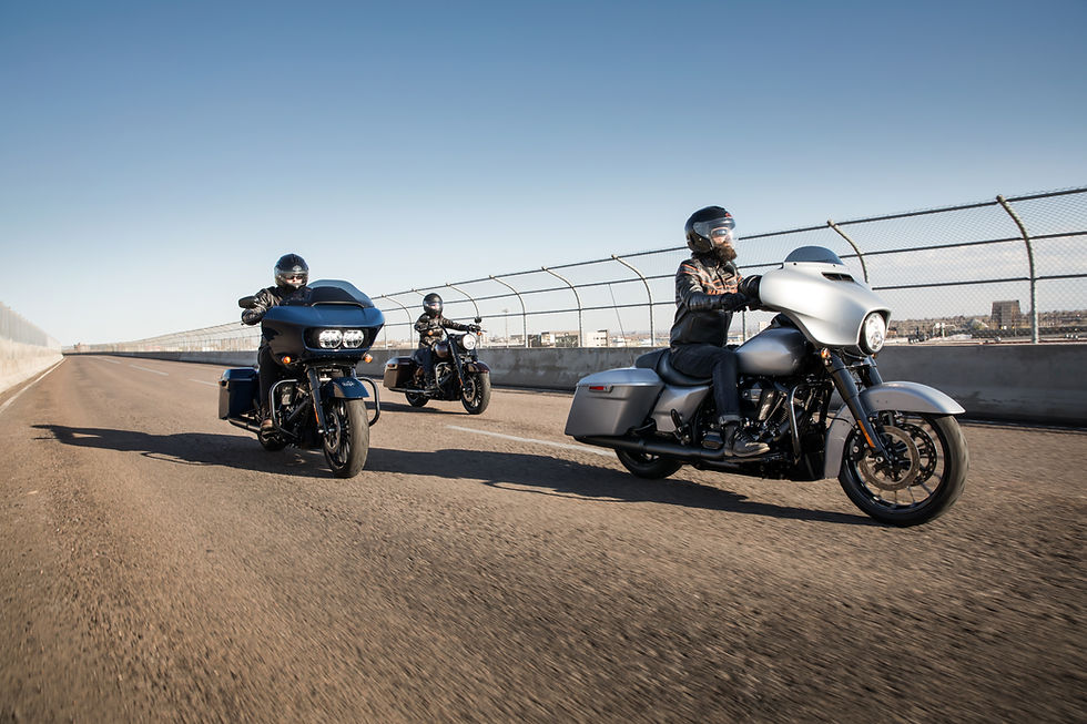 Motorcycles on Highway