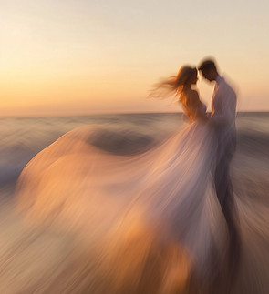 Romantic Beach Silhouette