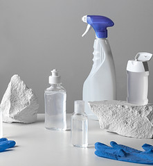 Cleaning Supplies Arrangement
