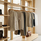 Neutral Wardrobe Display