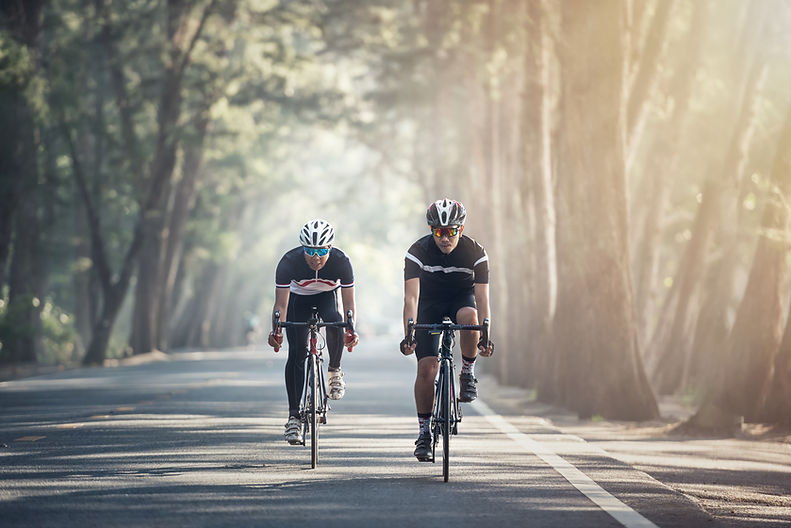 Dos amigos, ciclismo