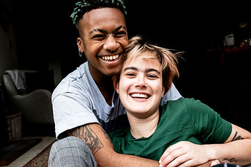 Smiling Happy Couple