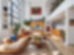 Interior de loft moderno