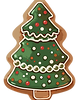 Christmas Tree Cookie