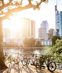 Sunset in Frankfurt
