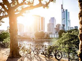 Sunset in Frankfurt