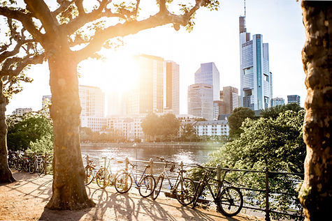 Sonnenuntergang in Frankfurt