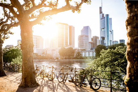 Sunset in Frankfurt