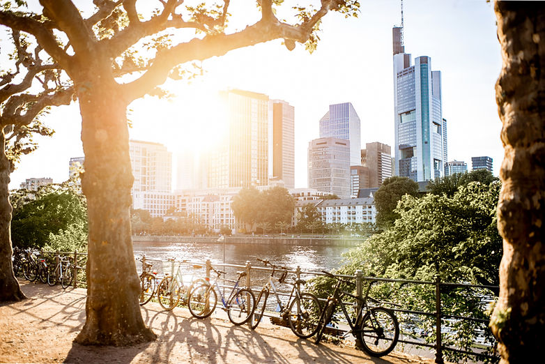 Sunset in Frankfurt