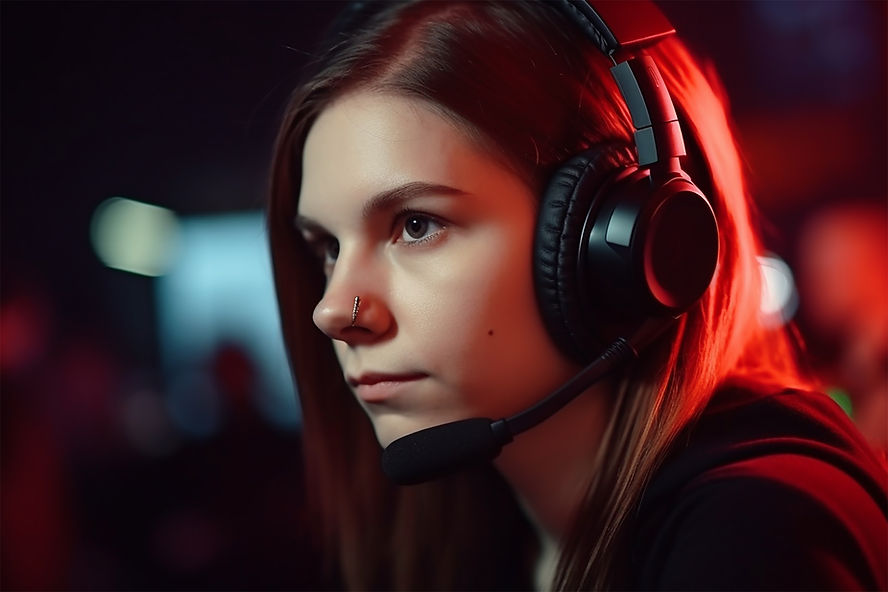 Gamer With Headset