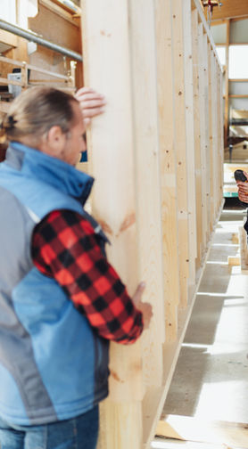 Inspecting a Prefabricated Wall
