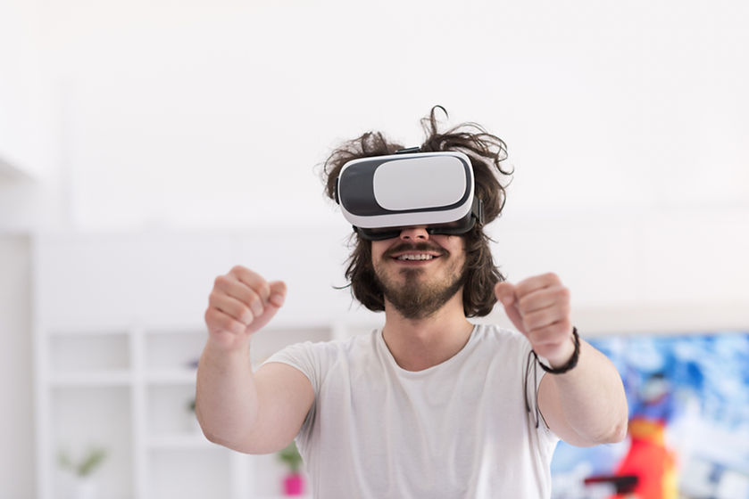 Wearing Virtual Reality Headset