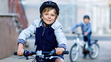 Kids on bike