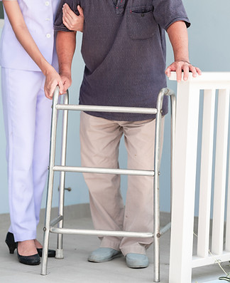 Man on Walker