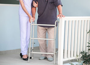 Man on Walker