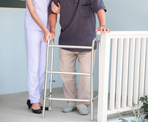 Man on Walker