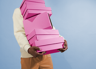 Pink Shoe Boxes