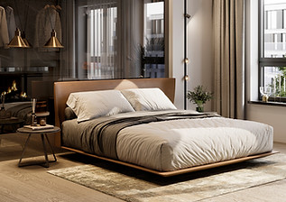 Luxuriöses Hotelbett