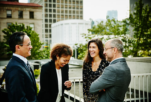 Laughing Work Colleagues