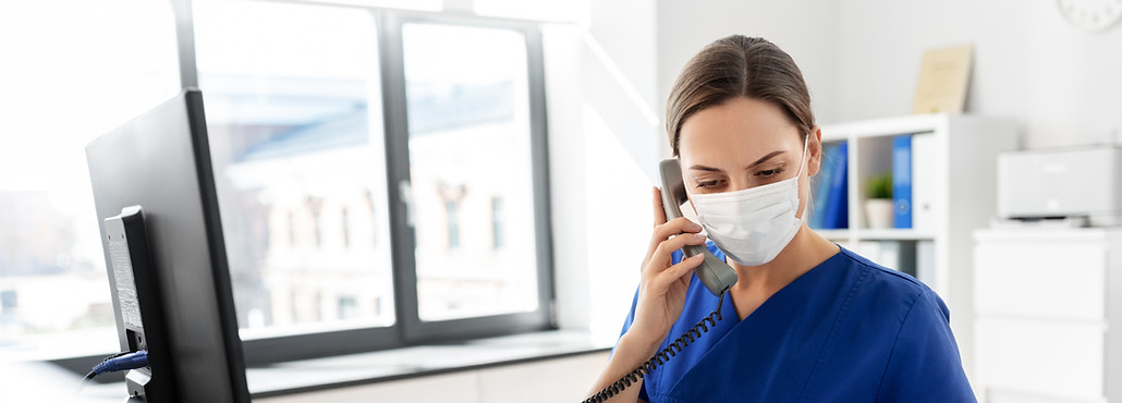 Nurse with Protective Mask
