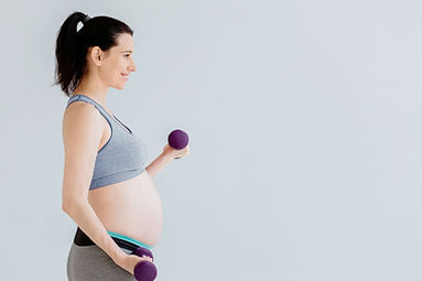 Pregnant Woman Working Out