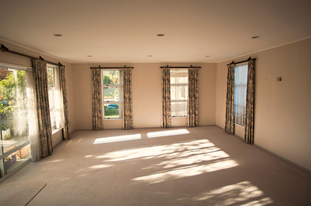 An empty room in a house