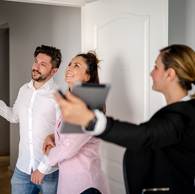 Hausbesichtigung für Kunden