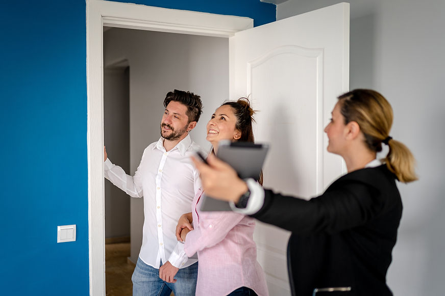 Hausbesichtigung für Kunden