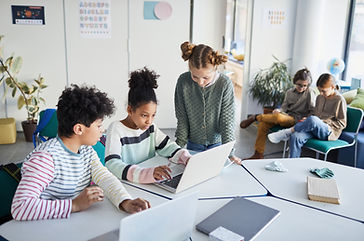 diverse students in a classroom