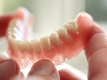 Dental technician at work