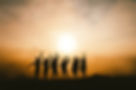 Silhouette Group Sunset