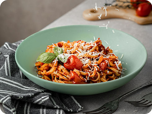 Pâtes à la sauce tomate