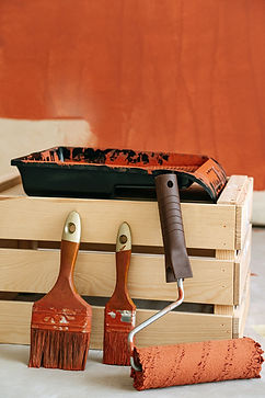 Orange Paint Tool Box