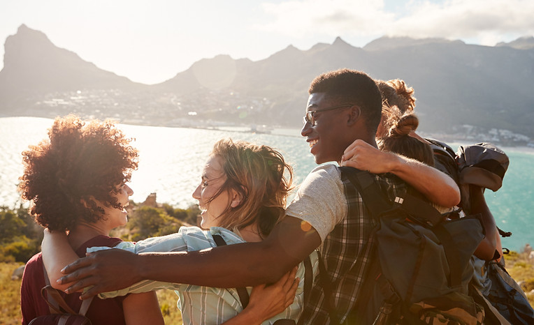 Friends Hiking