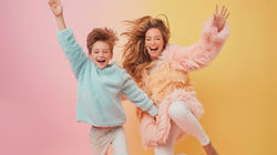 Retrato con tema pastel