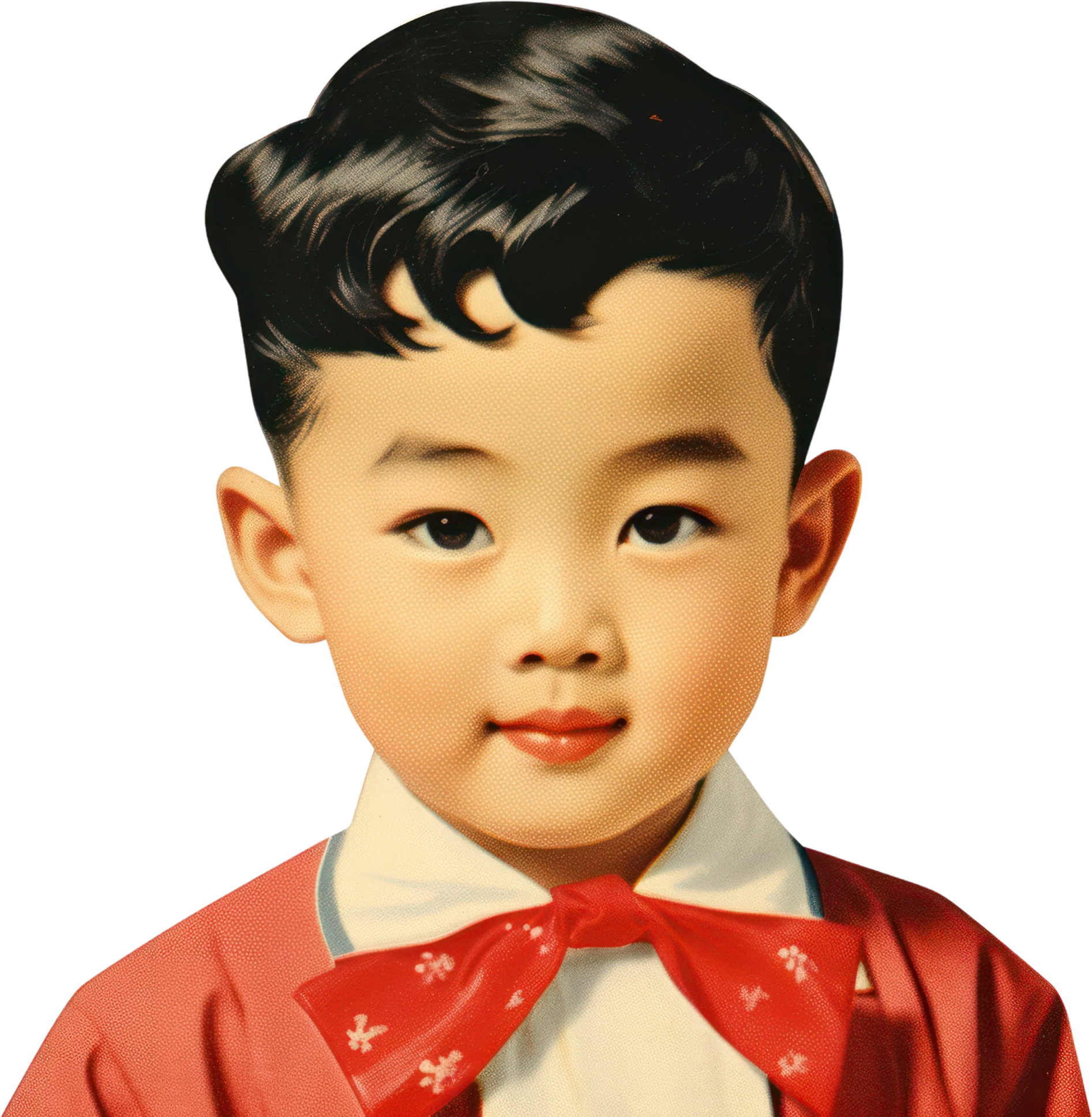 子供の肖像イラスト