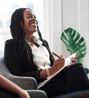 Smiling Professional Discussion