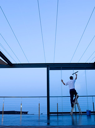 Window Cleaning Scene