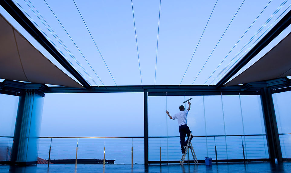 Window Cleaning Scene
