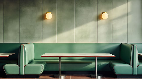 Moderne eetcabines