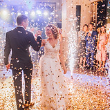 Confetti Show at the Wedding