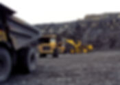 Heavy plant Machinery at work in a Quarry