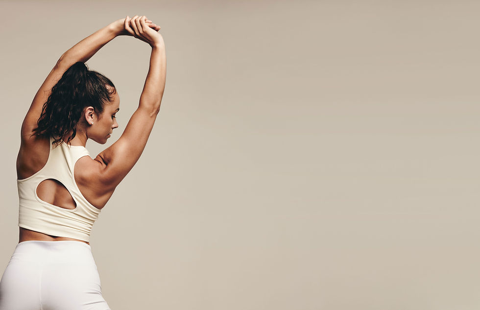 Woman Stretching Arms