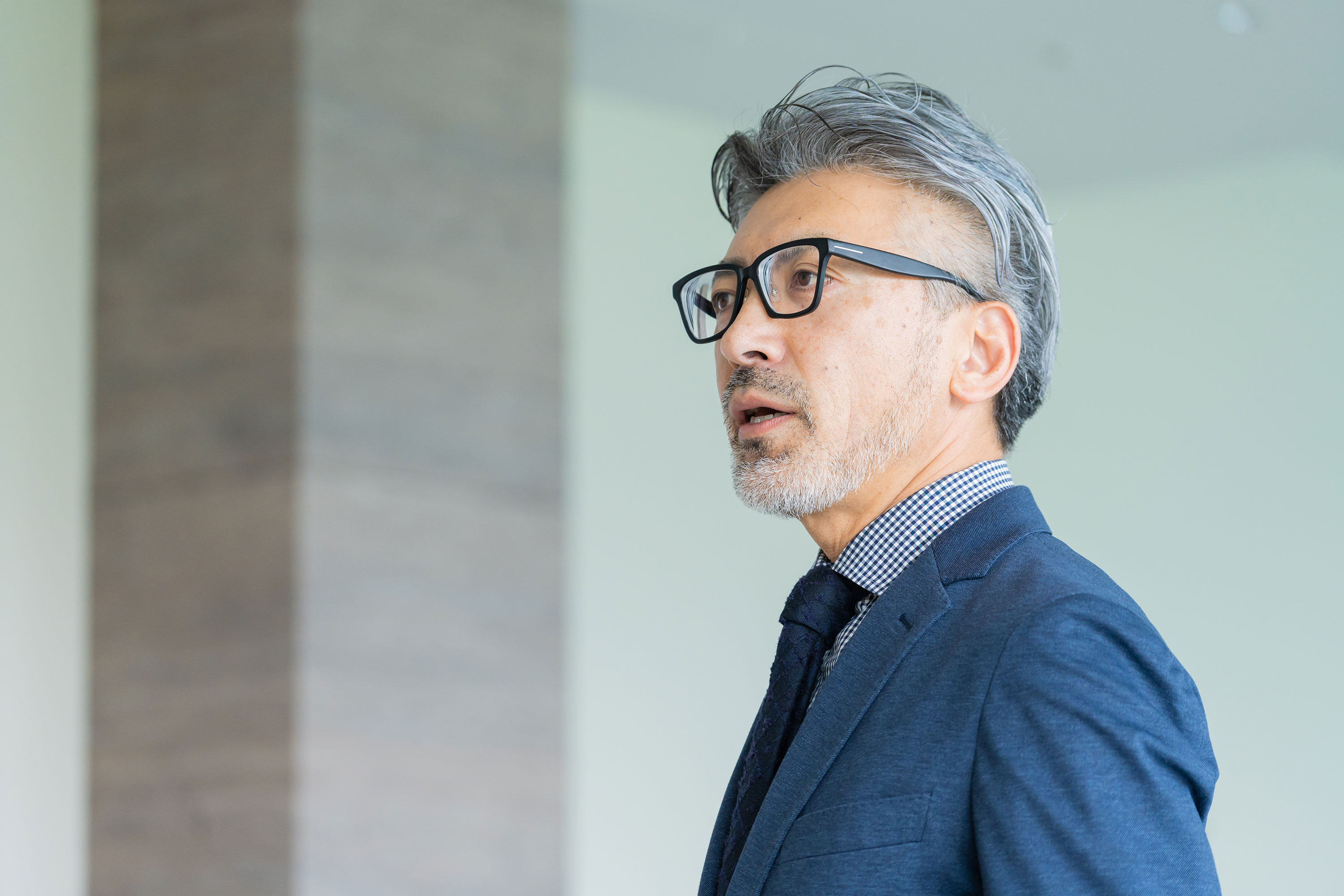 Imprenditore di profilo