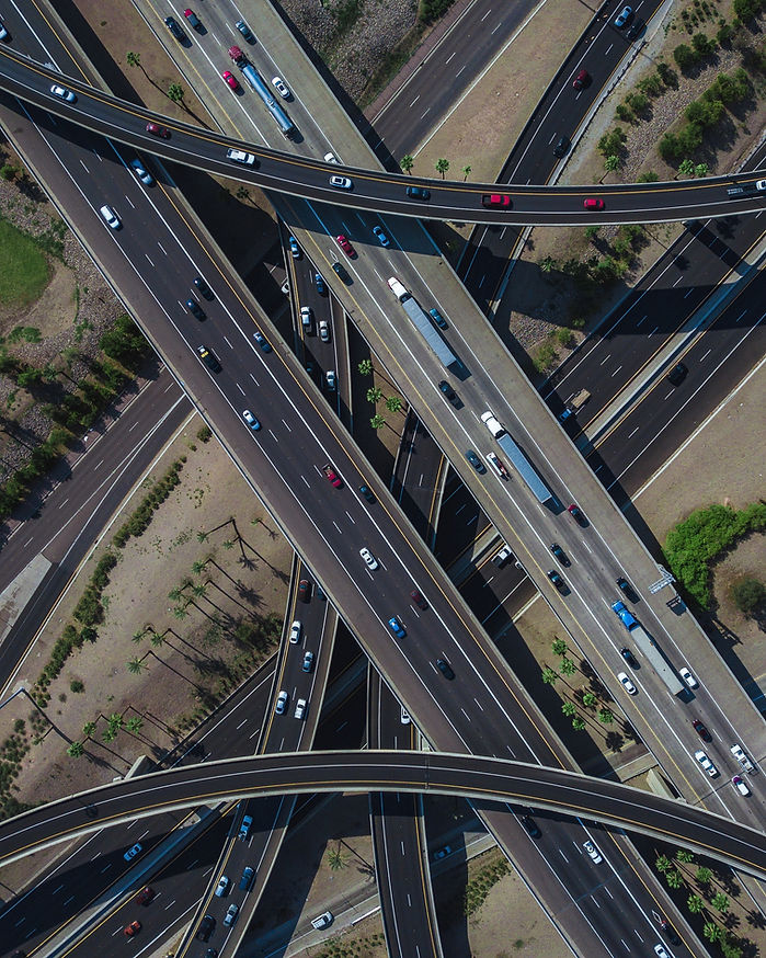 Highway Interchange Aerial
